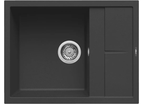 Zlew ELLECI UNICO 125 nero (G40) GRANITEK (LGU12540) *** zamów wycięcie otworów GRATIS ***