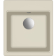 Zlew ELLECI TIME 102 bianco soft (G39) GRANITEK (LG210239FIXCI)