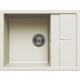 Zestaw ELLECI | zlew UNICO 125 + bateria C02 SHELL PLUS | bianco antico G62 (LGU12562+MGKC0262)