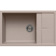 Zestaw ELLECI | zlew UNICO 310 + bateria C01 CADDY | tortora G43 (LGU31043+MGKC0143)