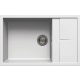 Zestaw ELLECI | zlew UNICO 310 + bateria C02 SHELL PLUS | bianco G68 (LGU31068+MGKC0268)