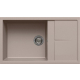 Zestaw ELLECI | zlew UNICO 410 + bateria C01 CADDY | tortora G43 (LGU41043+MGKC0143)