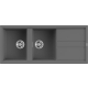 Zlew ELLECI BEST 500 dark grey (K99) KERATEK (LKB50099) *** zamów wycięcie otworów GRATIS ***