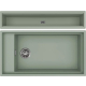 Zestaw ELLECI | zlew DIALOGO 360 + CANALE | sage green K82 | KERATEK (LKD36082+LKDC8682)