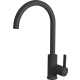 Zestaw ELLECI | zlew UNICO 410 + bateria C01 CADDY | nero G40 (LGU41040+MGKC0140)