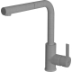 Zestaw ELLECI | zlew UNICO 310 + bateria C02 SHELL PLUS | cemento G48 (LGU31048+MGKC0248)