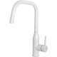 Zestaw ELLECI | zlew UNICO 410 + bateria DORA PLUS | white K96 (LKU41096+MKKDRP96)