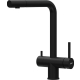 Bateria 2-obiegowa ELLECI CROSS PURE black (czarny mat) (MOKCROBK)