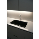 Zlew ELLECI QUADRA 130 BSO bianco (G68) GRANITEK (LGQ13068BSO)