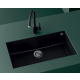 Zlew ELLECI QUADRA 105 BSO nero (G40) GRANITEK (LGQ10540BSO)