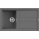 Zlew ELLECI BEST 400 dark grey (K99) KERATEK (LKB40099) *** zamów wycięcie otworów GRATIS ***