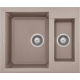 Zlew ELLECI EASY 150 tortora (G43) GRANITEK (LGY15043) *** zamów wycięcie otworów GRATIS ***