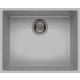 Zlew ELLECI QUADRA 105 BSO aluminium (M79) METALTEK (LMQ10579BSO)