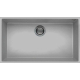 Zlew ELLECI QUADRA 130 BSO aluminium (M79) METALTEK (LMQ13079BSO)