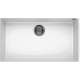 Zlew ELLECI QUADRA 130 BSO white (K96) KERATEK (LKQ13096BSO)