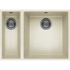Zlew ELLECI QUADRA 150 BSO bianco antico (G62) GRANITEK (LGQ15062BSO)