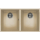 Zlew ELLECI QUADRA 350 BSO champagne (K95) KERATEK (LKQ35095BSO)