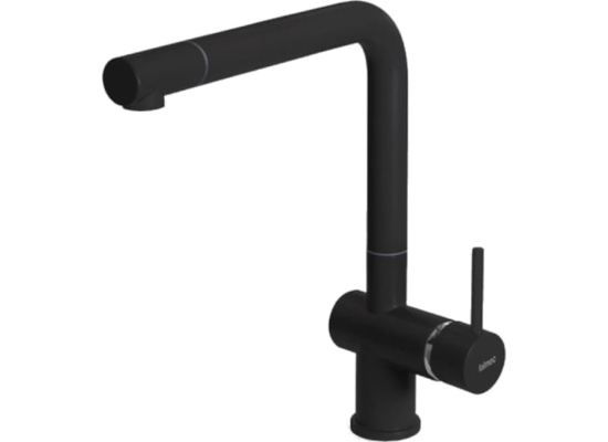 _wysyłka 24H*_| Zestaw FALMEC | zlew ISEO CERAMIX 50 + bateria ISEO CORNER | BLACK (czarny mat)