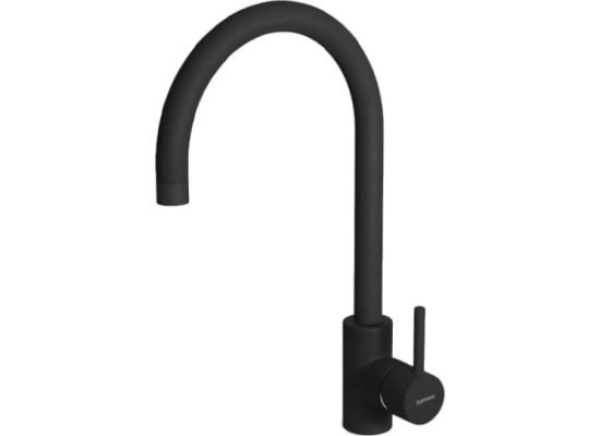 _wysyłka 24H*_| Zestaw FALMEC | zlew ISEO CERAMIX 40 + bateria ISEO ROUND | BLACK (czarny mat)