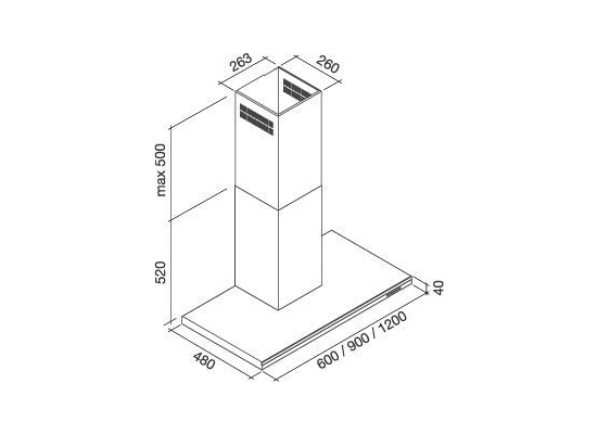 _dodatkowy RABAT %_| Okap przyścienny FALMEC LUMEN 90 inox | 800 m3/h | 5 lat gwarancji |