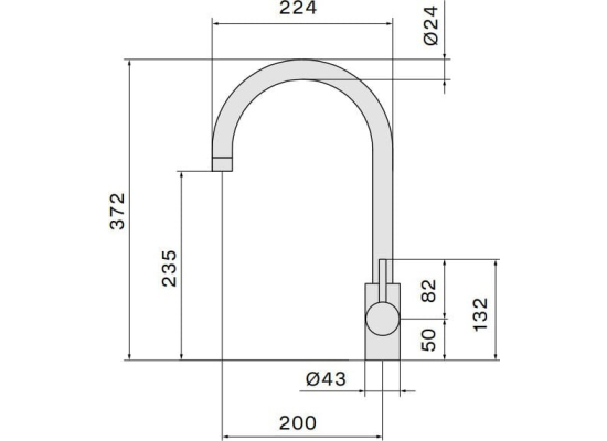 _wysyłka 24H*_| Zestaw FALMEC | zlew ISEO CERAMIX 40 + bateria ISEO ROUND | BLACK (czarny mat)