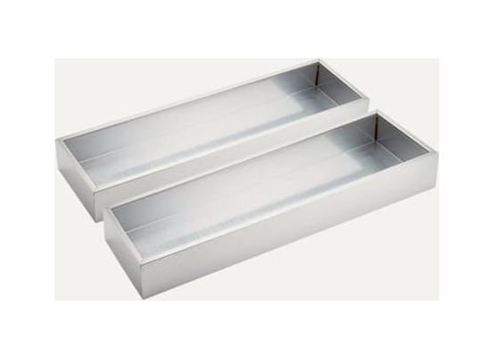 Zestaw 2 pojemników FALMEC inox do SPAZIO ISOLA 180 (KACL.744#IF)