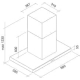 _dodatkowy RABAT %_| Okap wyspowy FALMEC LUMINA NRS ISOLA 90 biały | 800 m3/h | 5 lat gwarancji |