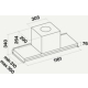 _dodatkowy RABAT %_|_wysyłka 24H*_| Okap do zabudowy FALMEC VIRGOLA EVO 120 inox | 600 m3/h | 5 lat gwarancji |