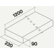 Rura sztywna FALMEC prostokątna 220x90x1200mm (KACL.352)