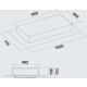 _dodatkowy RABAT %_| Okap sufitowy FALMEC AURA 120 biały | 600 m3/h | 5 lat gwarancji |