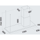 _dodatkowy RABAT %_|_wysyłka 24H*_| Okap wyspowy FALMEC LUMEN NRS ISOLA 175 inox | komin PRAWY | 800 m3/h | 5 lat gwarancji |
