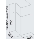 _dodatkowy RABAT %_|_wysyłka 24H*_| Okap przyścienny FALMEC MIRA PLUS 40 TELESCOPICA inox | 800 m3/h | 5 lat gwarancji |