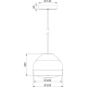 _dodatkowy RABAT %_|_wysyłka 24H*_| Lampa FALMEC SOPHIE 22 antracytowa | 22cm | LED 4200K (KACL.162#J4F)