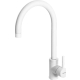 Zestaw FALMEC | zlew ISEO CERAMIX 70 + bateria ISEO ROUND | WHITE (biały mat)