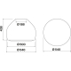 _dodatkowy RABAT %_| Okap wyspowy FALMEC SOPHIE Circle.Tech ISOLA 54 miedź antyczna | 600 m3/h | 5 lat gwarancji |