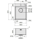 _dodatkowy RABAT %_|_wysyłka 24H*_| Zlew FALMEC GARDA INOX 34 stal szczotkowana (SGA3400F.00#SSF)