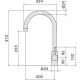 _wysyłka 24H*_| Zestaw FALMEC | zlew ISEO CERAMIX 40 + bateria ISEO ROUND | BLACK (czarny mat)