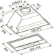_dodatkowy RABAT %_|_wysyłka 24H*_| Okap do zabudowy FALMEC BASIC PLUS 70 szary | 400 m3/h |