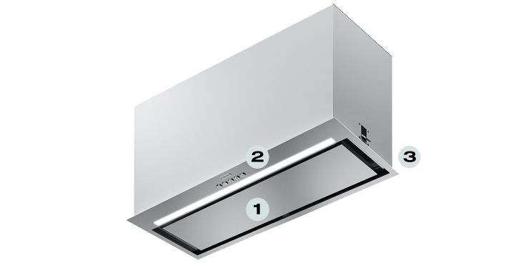 Box Flush FBFE XS A70 Stal szlachetna
