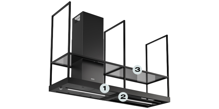 Mythos T-Shelf FMY BK MATT F180 Czarny mat