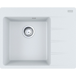 Zlew FRANKE Centro CNG 611-62 TL (komora LEWA) biały polarny (114.0633.130) *** zamów wycięcie otworów GRATIS ***