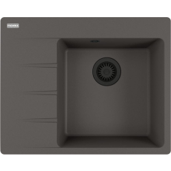 Zlew FRANKE Centro CNG 611-62 TL (komora PRAWA) łupkowy szary BLACK EDITION (114.0738.003) *** zamów wycięcie otworów GRATIS ***