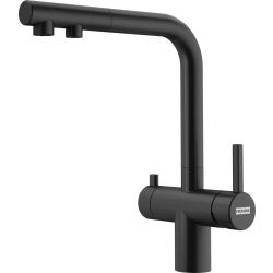 Bateria FRANKE ATLAS NEO CLEAR WATER PULL-OUT czarna stal szczotkowana (120.0758.156)