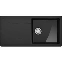 Zlew ceramiczny FRANKE MarisX MXK 611-100 onyx (czarny połysk) | Fraceram (124.0745.402)