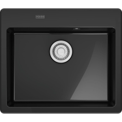 Zlew ceramiczny FRANKE MythosX MYK 610-52 onyx (czarny połysk) | Fraceram (124.0749.516)
