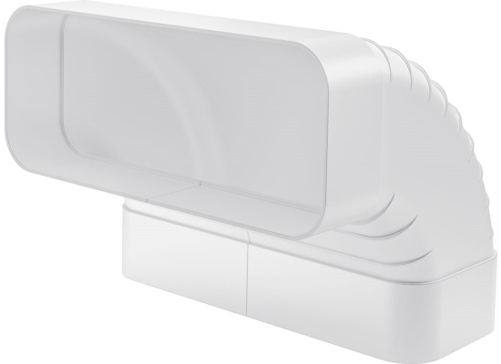 Kolanko FRANKE 90 stopni X prostokątne pionowe Naber do FMY 8391, FMA 8381, FSM 7081 (112.0711.852)