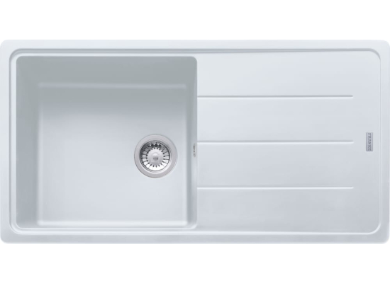 Zlew FRANKE Basis BFG 611-97 biały polarny (114.0676.290) *** zamów wycięcie otworów GRATIS ***