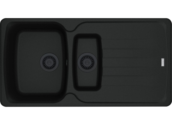 Zlew FRANKE Antea AZG 651-97 czarny mat BLACK EDITION (114.0693.549) *** zamów wycięcie otworów GRATIS ***