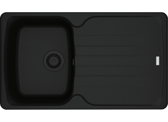 Zlew FRANKE Antea AZG 611-86 czarny mat BLACK EDITION (114.0693.551) *** zamów wycięcie otworów GRATIS ***