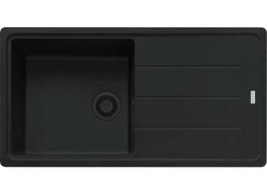Zlew FRANKE Basis BFG 611-97 czarny mat BLACK EDITION (114.0693.556) *** zamów wycięcie otworów GRATIS ***